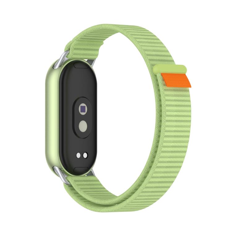 For Xiaomi Smart Band 10 / 9 / 8 Tail Style Nylon Hook And Loop Fastener Watch Band