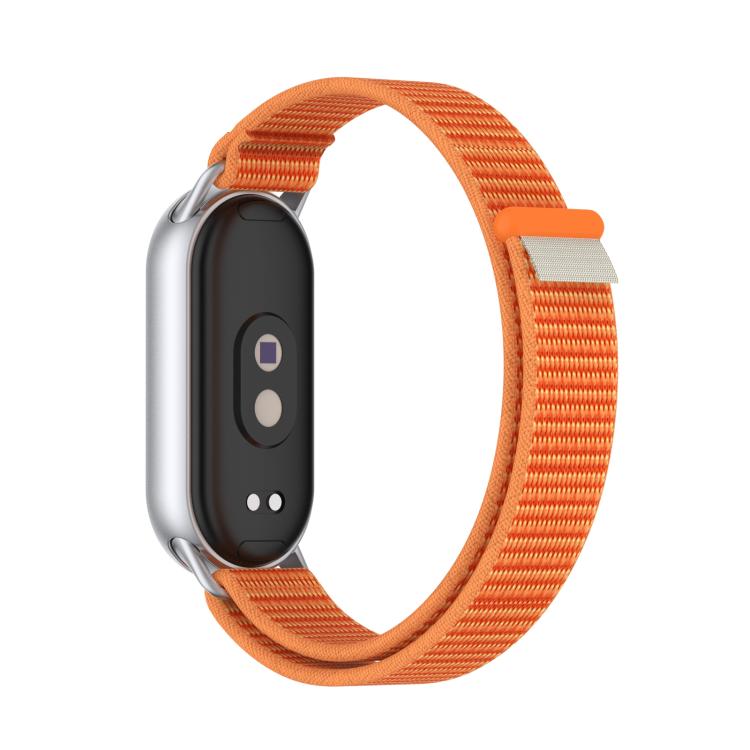 For Xiaomi Smart Band 10 / 9 / 8 Tail Style Nylon Hook And Loop Fastener Watch Band