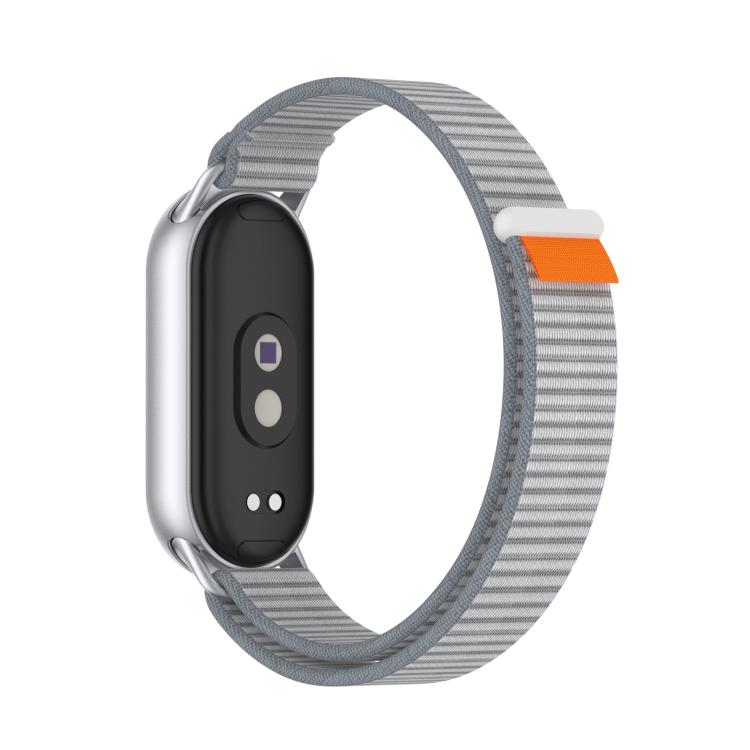 For Xiaomi Smart Band 10 / 9 / 8 Tail Style Nylon Hook And Loop Fastener Watch Band