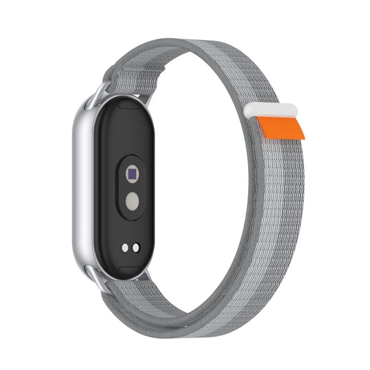 For Xiaomi Smart Band 10 / 9 / 8 Tail Style Nylon Hook And Loop Fastener Watch Band