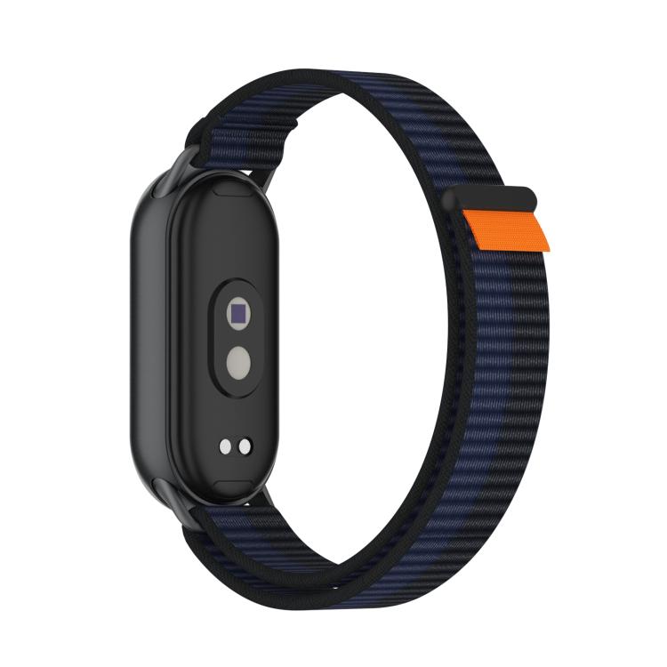 For Xiaomi Smart Band 10 / 9 / 8 Tail Style Nylon Hook And Loop Fastener Watch Band