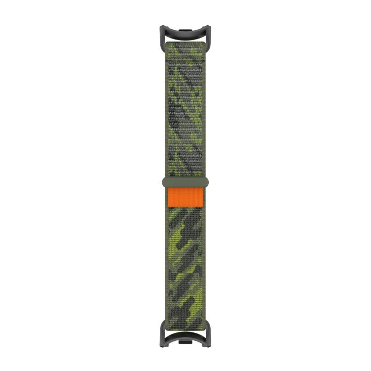 For Xiaomi Smart Band 10 / 9 / 8 Tail Style Nylon Hook And Loop Fastener Watch Band