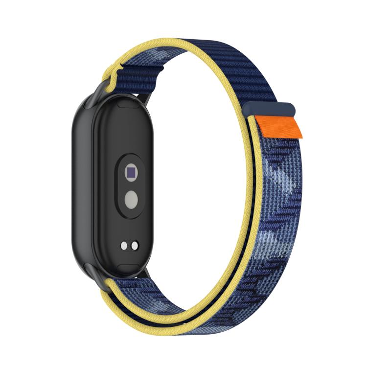 For Xiaomi Smart Band 10 / 9 / 8 Tail Style Nylon Hook And Loop Fastener Watch Band