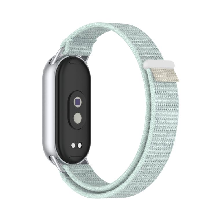 For Xiaomi Smart Band 10 / 9 / 8 Tail Style Nylon Hook And Loop Fastener Watch Band