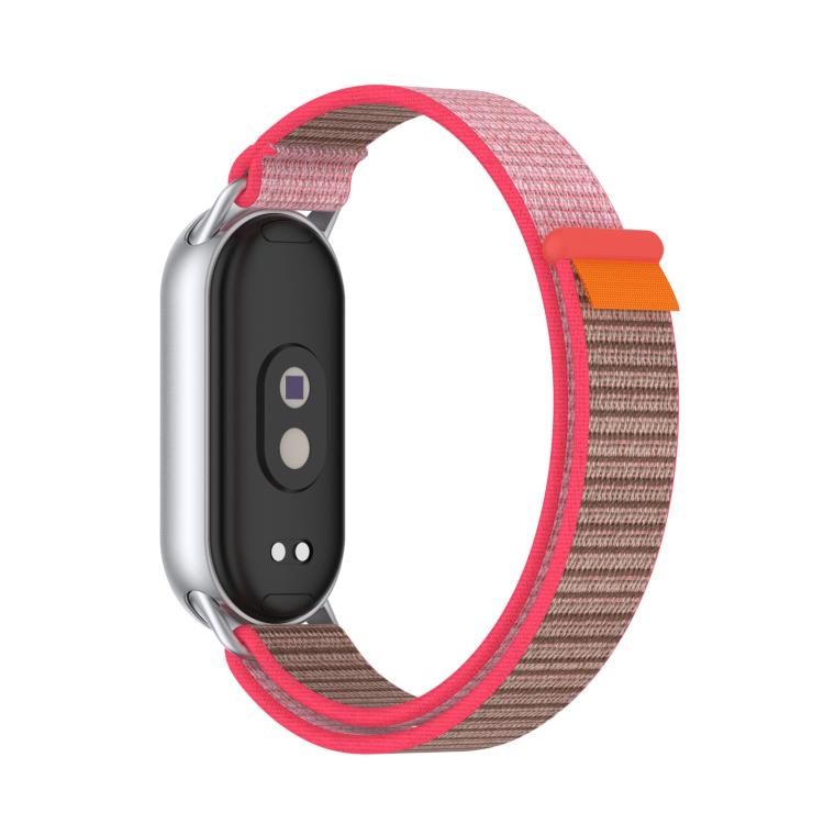 For Xiaomi Smart Band 10 / 9 / 8 Tail Style Nylon Hook And Loop Fastener Watch Band