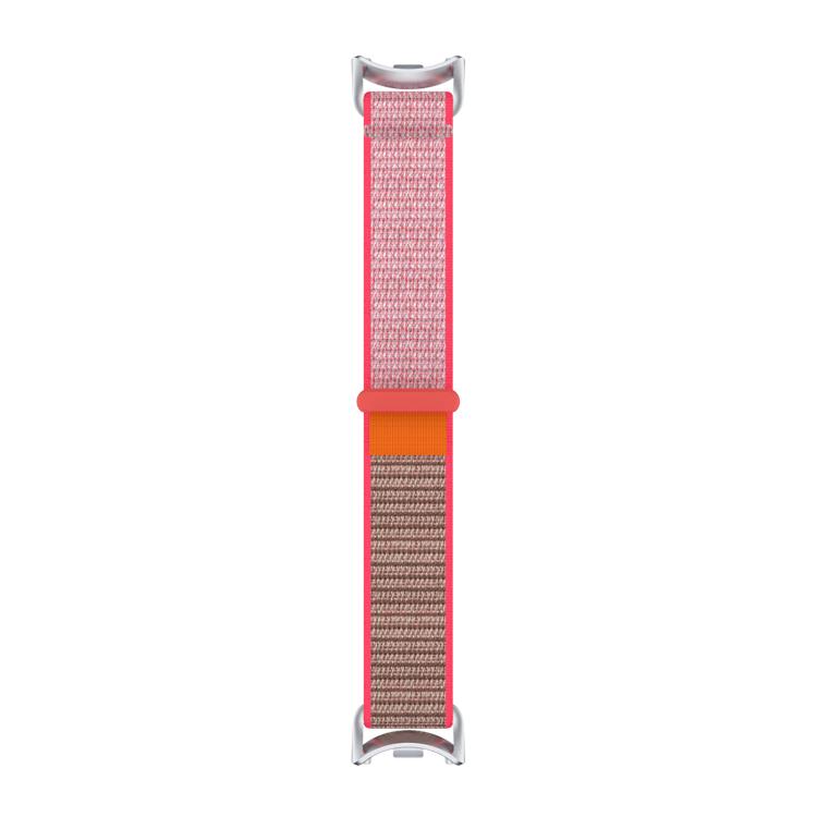 For Xiaomi Smart Band 10 / 9 / 8 Tail Style Nylon Hook And Loop Fastener Watch Band