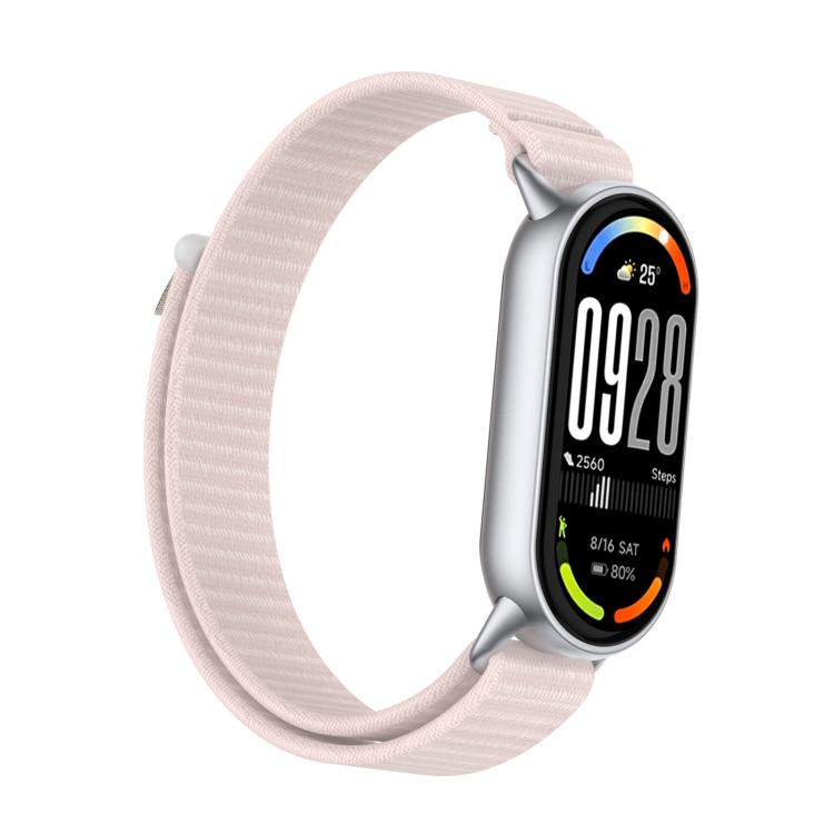 For Xiaomi Smart Band 10 / 9 / 8 Tail Style Nylon Hook And Loop Fastener Watch Band