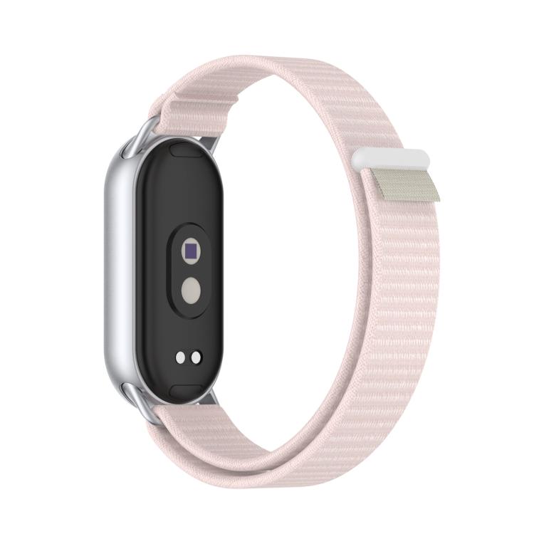 For Xiaomi Smart Band 10 / 9 / 8 Tail Style Nylon Hook And Loop Fastener Watch Band