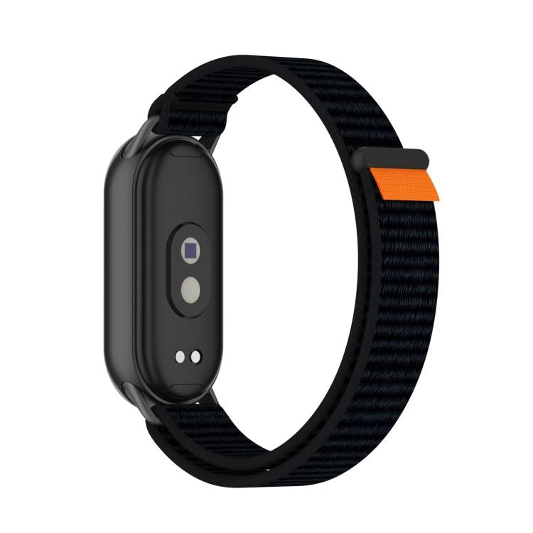 For Xiaomi Smart Band 10 / 9 / 8 Tail Style Nylon Hook And Loop Fastener Watch Band