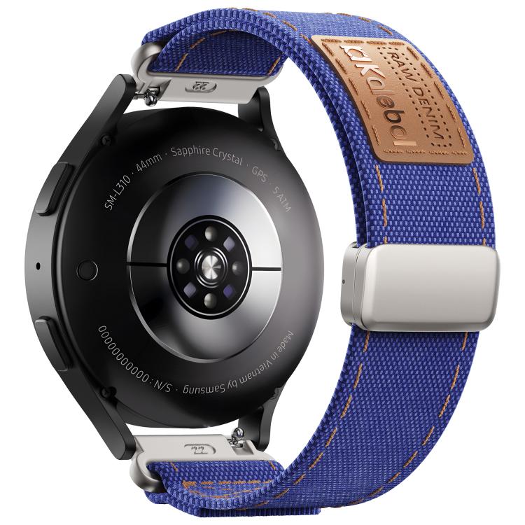 22mm Kalebol Cool Denim Magnetic Buckle Watch Band