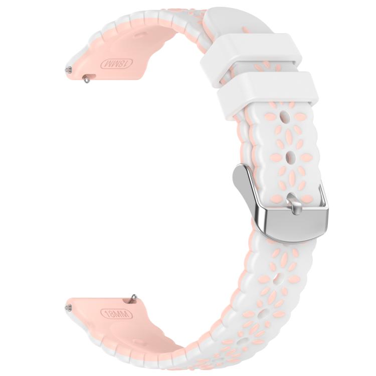 20mm Two Color Sunflower Silicone Watch Band
