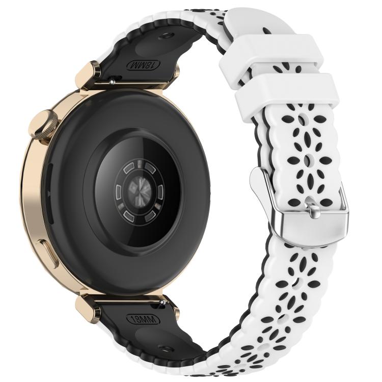 20mm Two Color Sunflower Silicone Watch Band