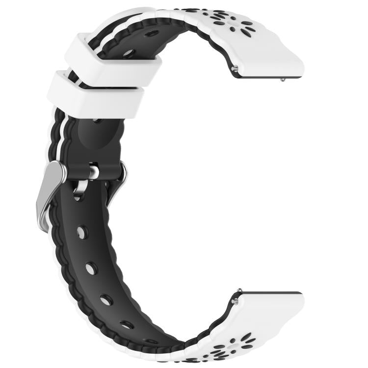 20mm Two Color Sunflower Silicone Watch Band