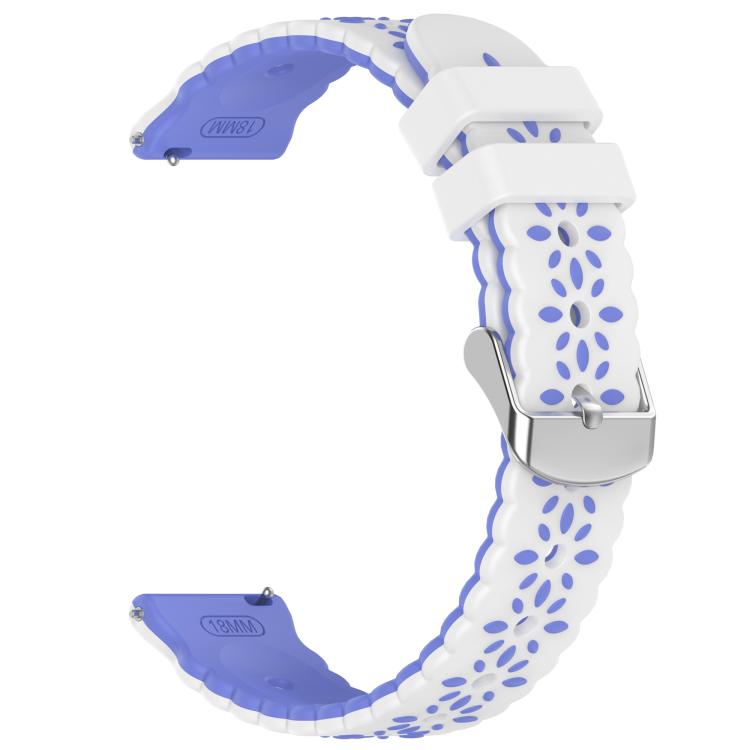 20mm Two Color Sunflower Silicone Watch Band
