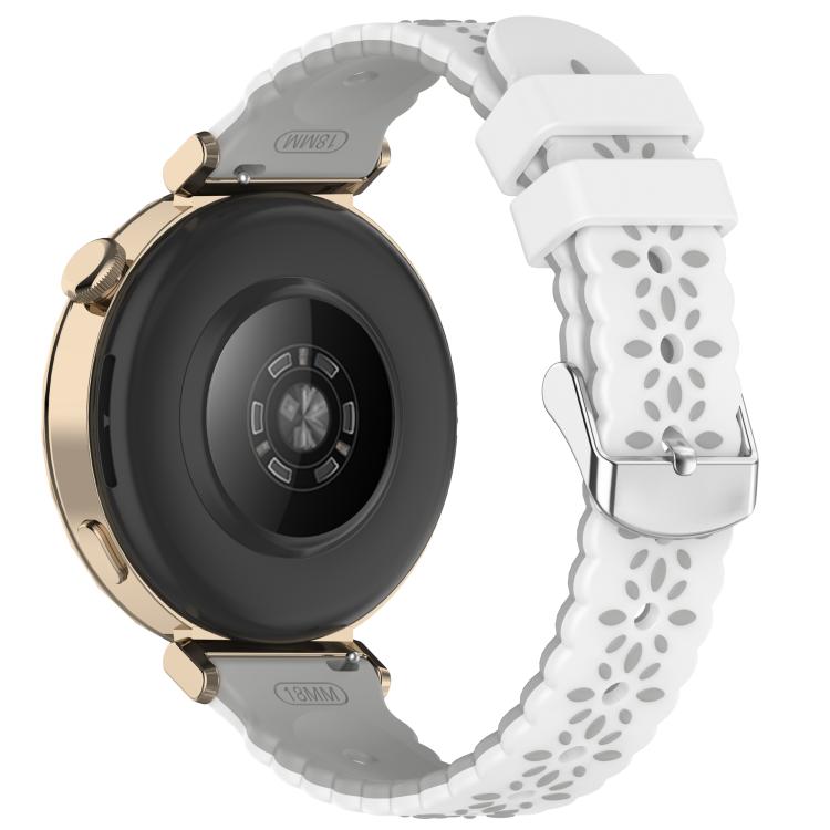 20mm Two Color Sunflower Silicone Watch Band