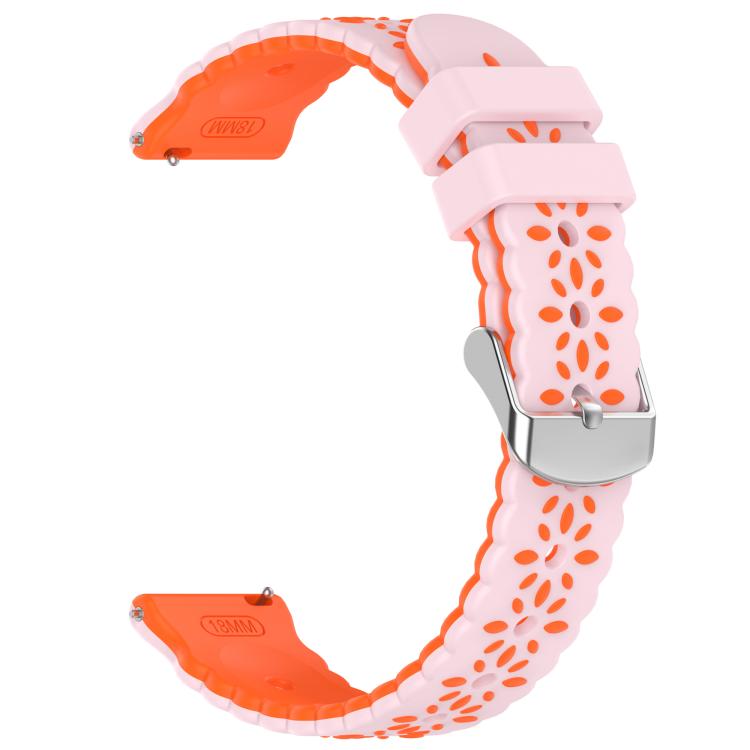 20mm Two Color Sunflower Silicone Watch Band