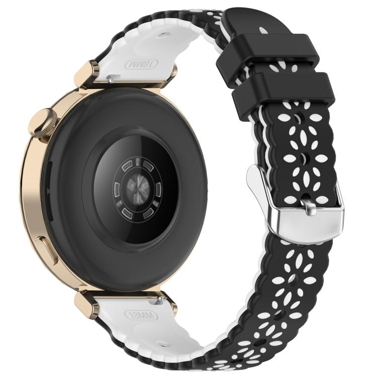 20mm Two Color Sunflower Silicone Watch Band