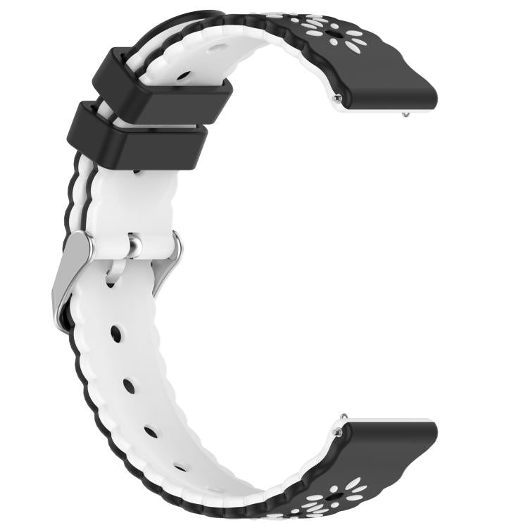 20mm Two Color Sunflower Silicone Watch Band