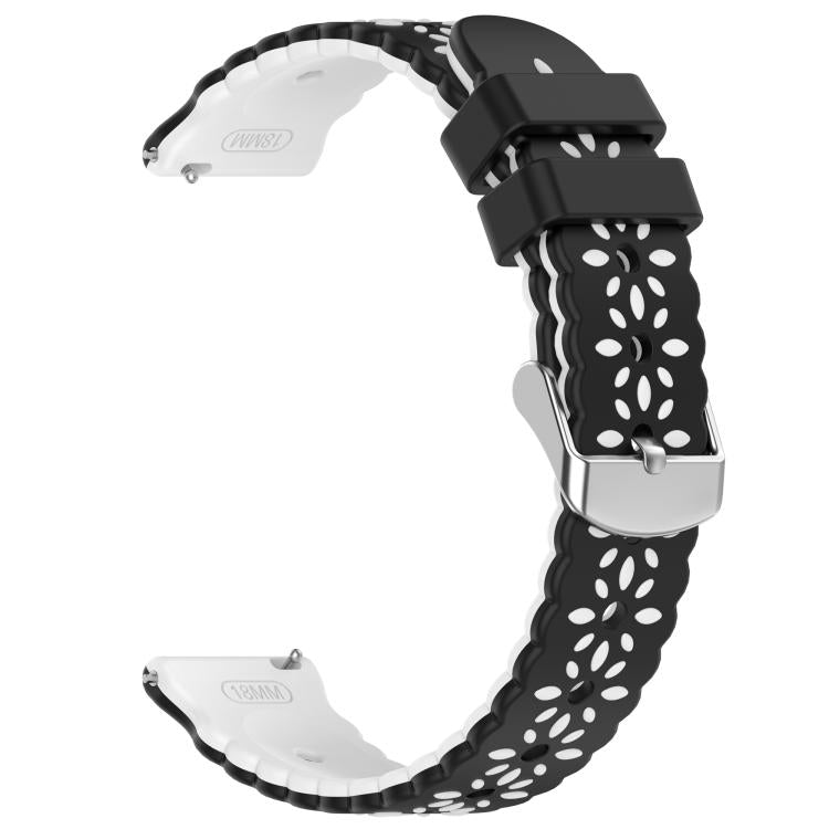 20mm Two Color Sunflower Silicone Watch Band
