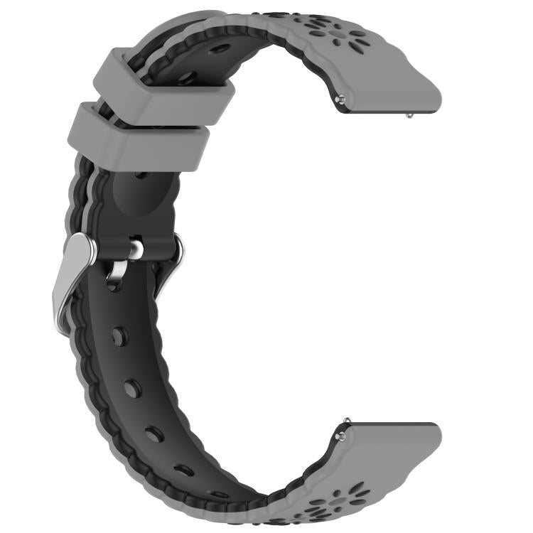 20mm Two Color Sunflower Silicone Watch Band