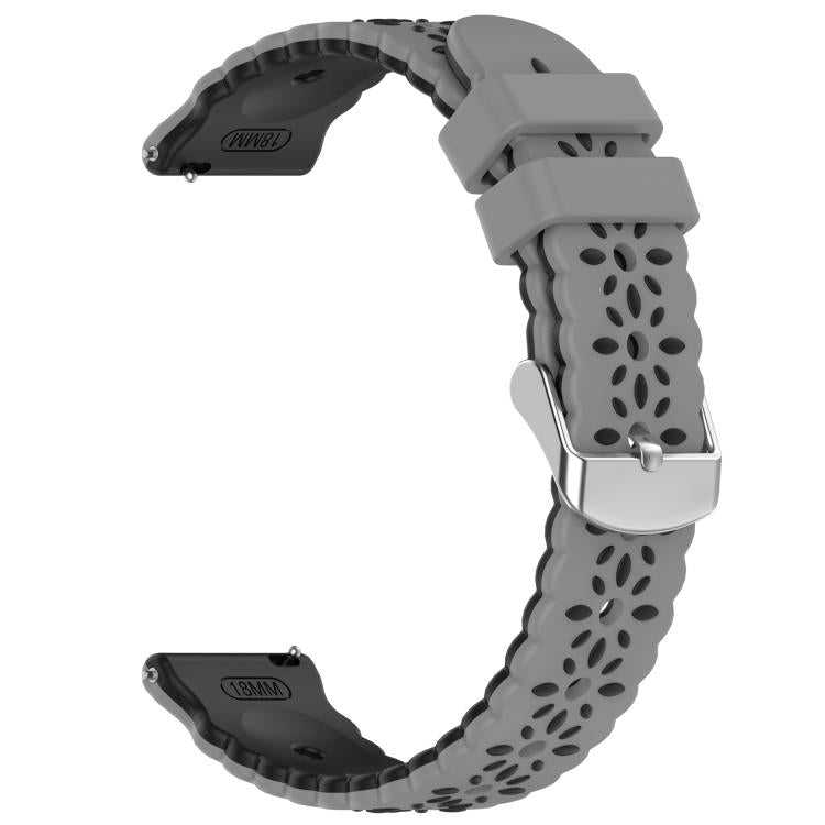 20mm Two Color Sunflower Silicone Watch Band