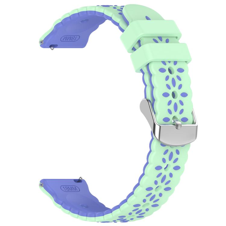 20mm Two Color Sunflower Silicone Watch Band