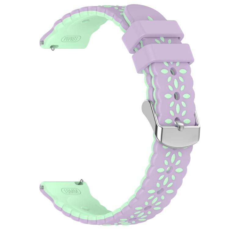 20mm Two Color Sunflower Silicone Watch Band