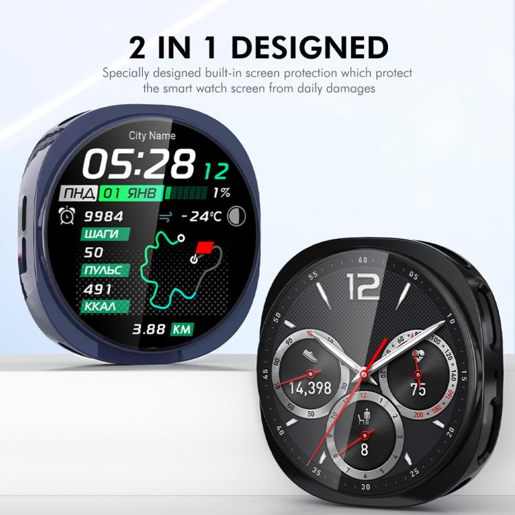 For Samsung Galaxy Watch8 40mm ENKAY Hat-Prince Full Coverage Electroplated Soft TPU Case with Screen Protection
