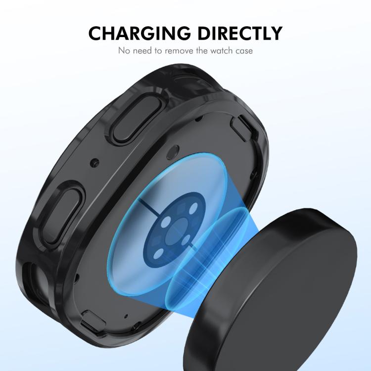 For Samsung Galaxy Watch8 40mm ENKAY Hat-Prince Full Coverage Electroplated Soft TPU Case with Screen Protection