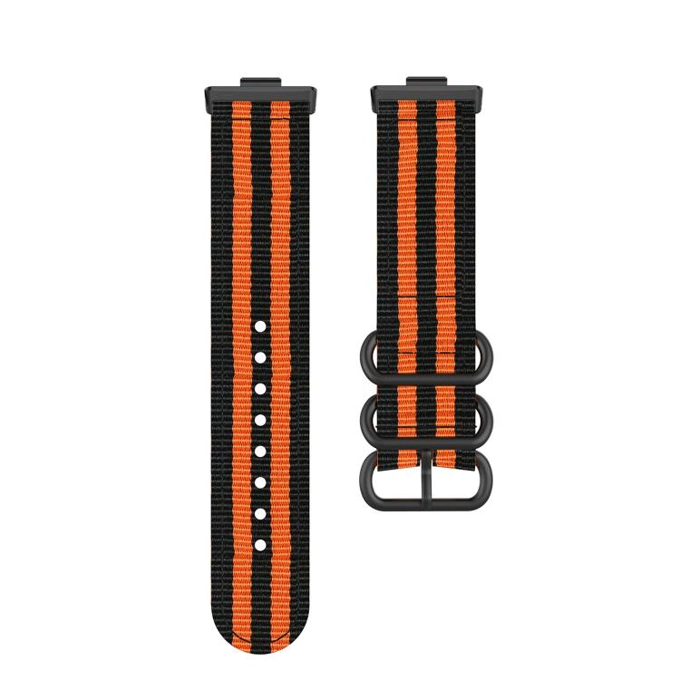 For Huawei Watch Fit 5 / Fit 5 Pro / Fit 4 Canvas Ring Buckle Nylon Watch Band