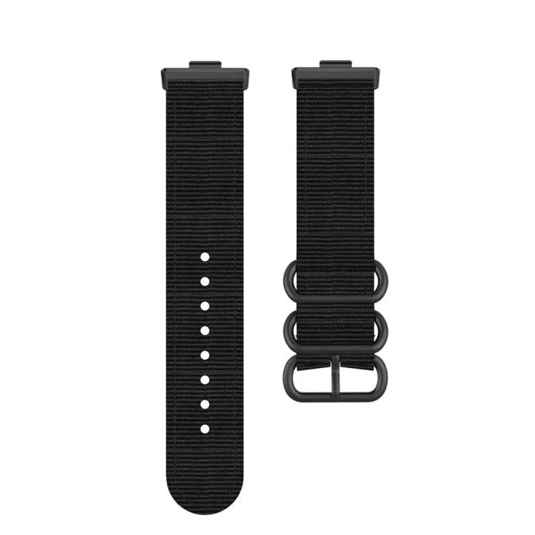 For Huawei Watch Fit 5 / Fit 5 Pro / Fit 4 Canvas Ring Buckle Nylon Watch Band