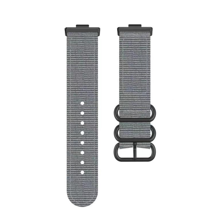 For Huawei Watch Fit 5 / Fit 5 Pro / Fit 4 Canvas Ring Buckle Nylon Watch Band