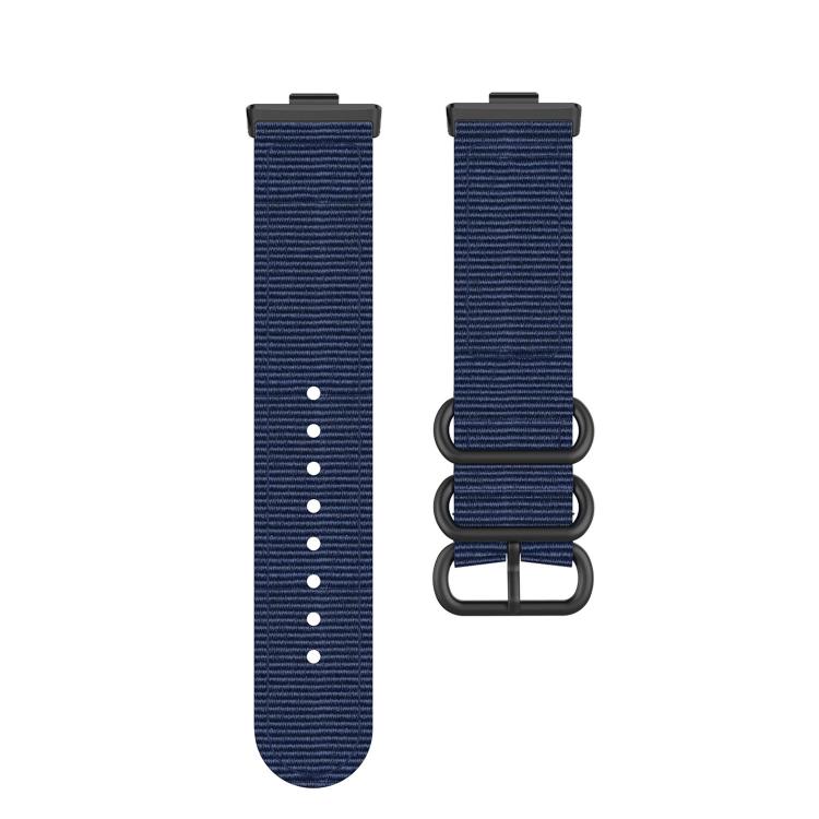 For Huawei Watch Fit 5 / Fit 5 Pro / Fit 4 Canvas Ring Buckle Nylon Watch Band