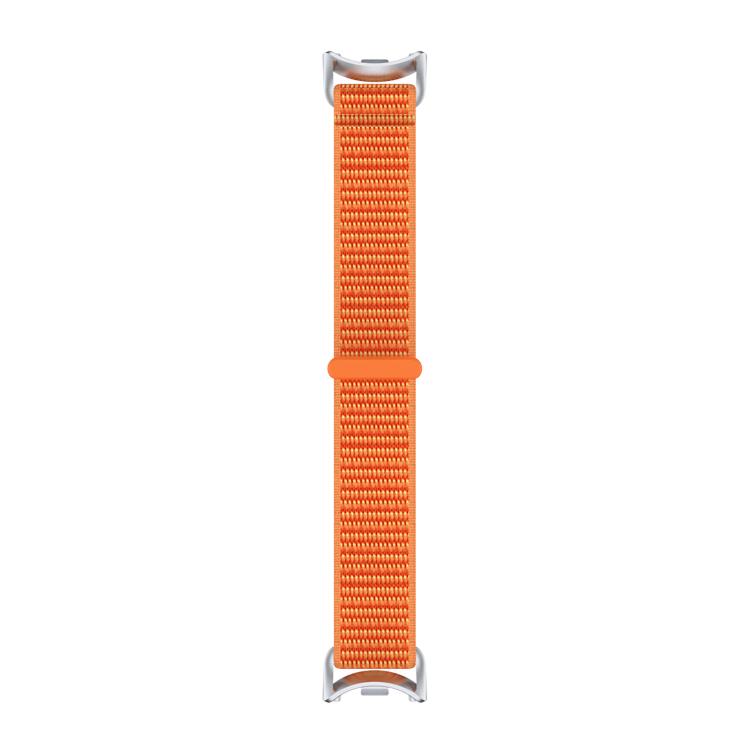 For Xiaomi Smart Band 10 / 9 / 8 Integrated Nylon Loop Hook And Loop Fastener Watch Band