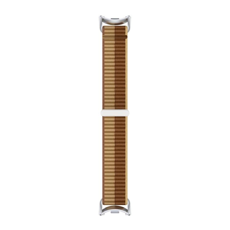 For Xiaomi Smart Band 10 / 9 / 8 Integrated Nylon Loop Hook And Loop Fastener Watch Band