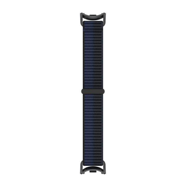 For Xiaomi Smart Band 10 / 9 / 8 Integrated Nylon Loop Hook And Loop Fastener Watch Band