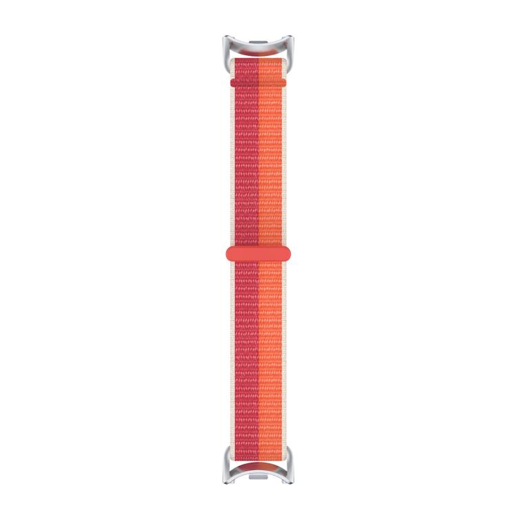 For Xiaomi Smart Band 10 / 9 / 8 Integrated Nylon Loop Hook And Loop Fastener Watch Band