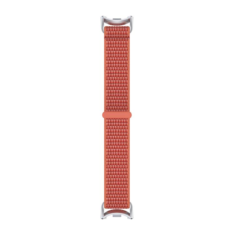 For Xiaomi Smart Band 10 / 9 / 8 Integrated Nylon Loop Hook And Loop Fastener Watch Band