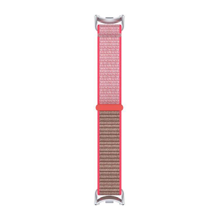 For Xiaomi Smart Band 10 / 9 / 8 Integrated Nylon Loop Hook And Loop Fastener Watch Band