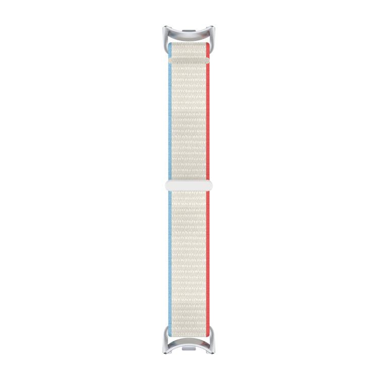 For Xiaomi Smart Band 10 / 9 / 8 Integrated Nylon Loop Hook And Loop Fastener Watch Band