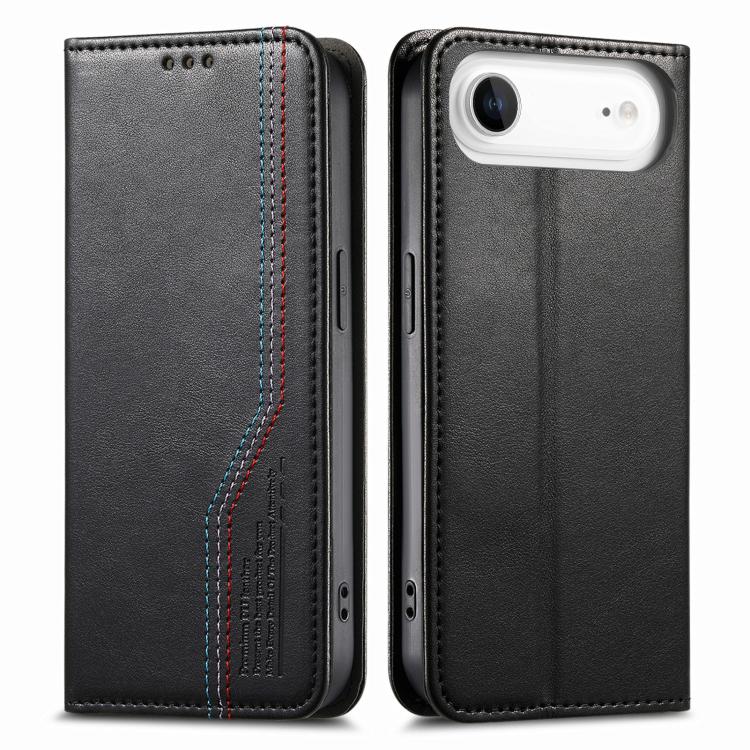 For iPhone Air Elastic Wristband Magnetic Suction Leather Phone Case