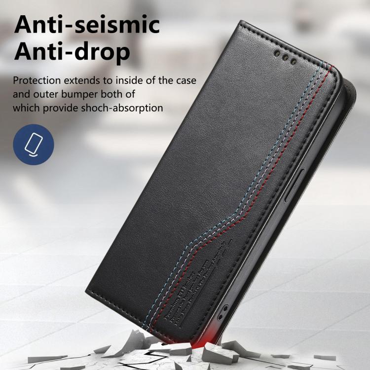 For iPhone Air Elastic Wristband Magnetic Suction Leather Phone Case
