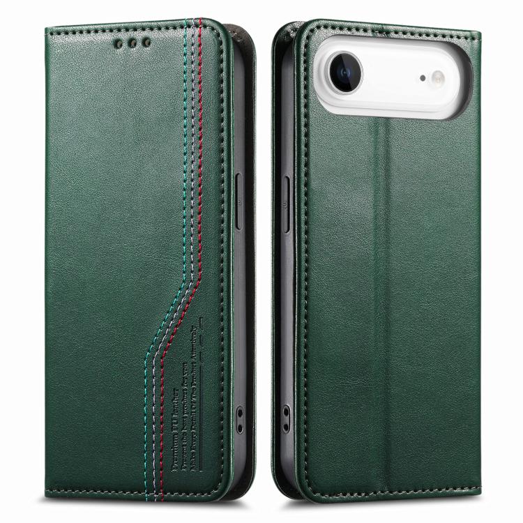 For iPhone Air Elastic Wristband Magnetic Suction Leather Phone Case