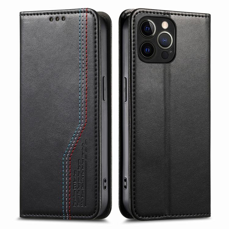 For iPhone 13 Pro Elastic Wristband Magnetic Suction Leather Phone Case