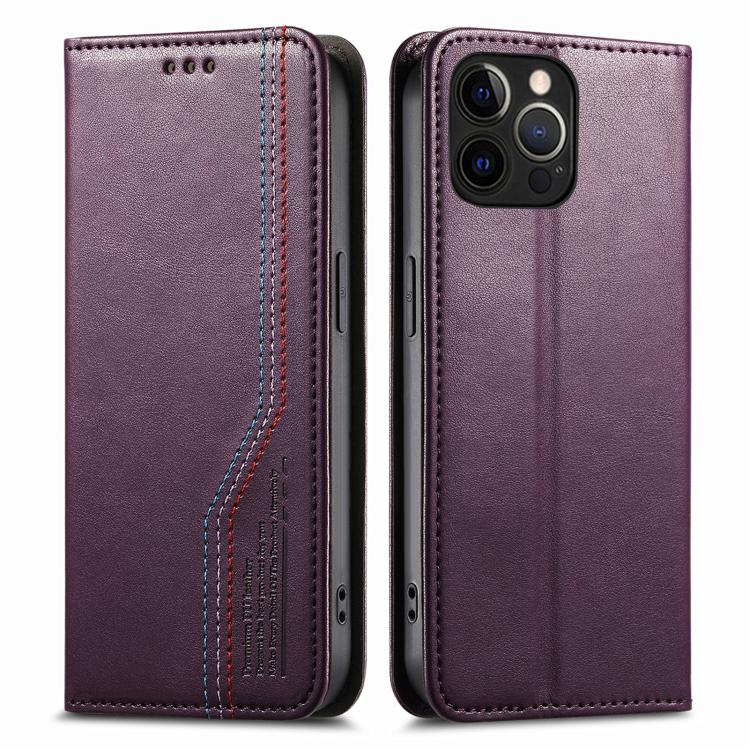 For iPhone 13 Pro Elastic Wristband Magnetic Suction Leather Phone Case