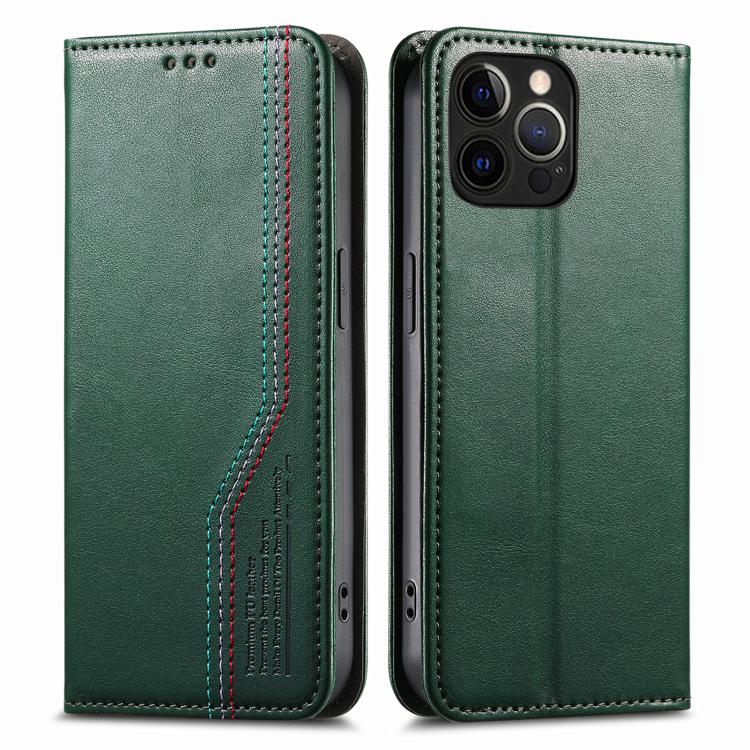 For iPhone 13 Pro Elastic Wristband Magnetic Suction Leather Phone Case