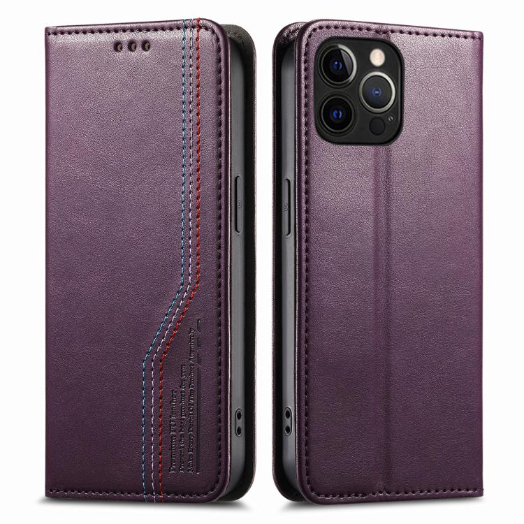 For iPhone 15 Pro Max Elastic Wristband Magnetic Suction Leather Phone Case