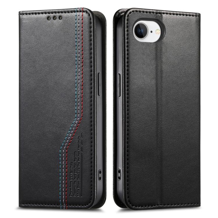 For iPhone 17e / 16e Elastic Wristband Magnetic Suction Leather Phone Case