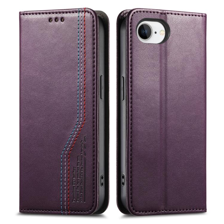 For iPhone 17e / 16e Elastic Wristband Magnetic Suction Leather Phone Case