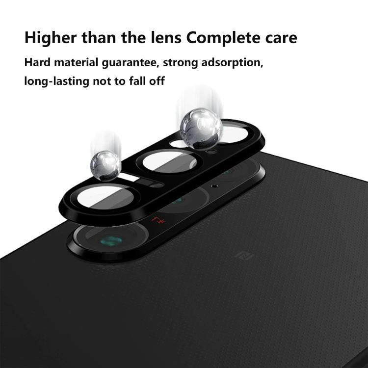 For Sony Xperia 1 VI Kalebol Eagle Eye One Piece Full-Coverage Metal Lens Ring Film